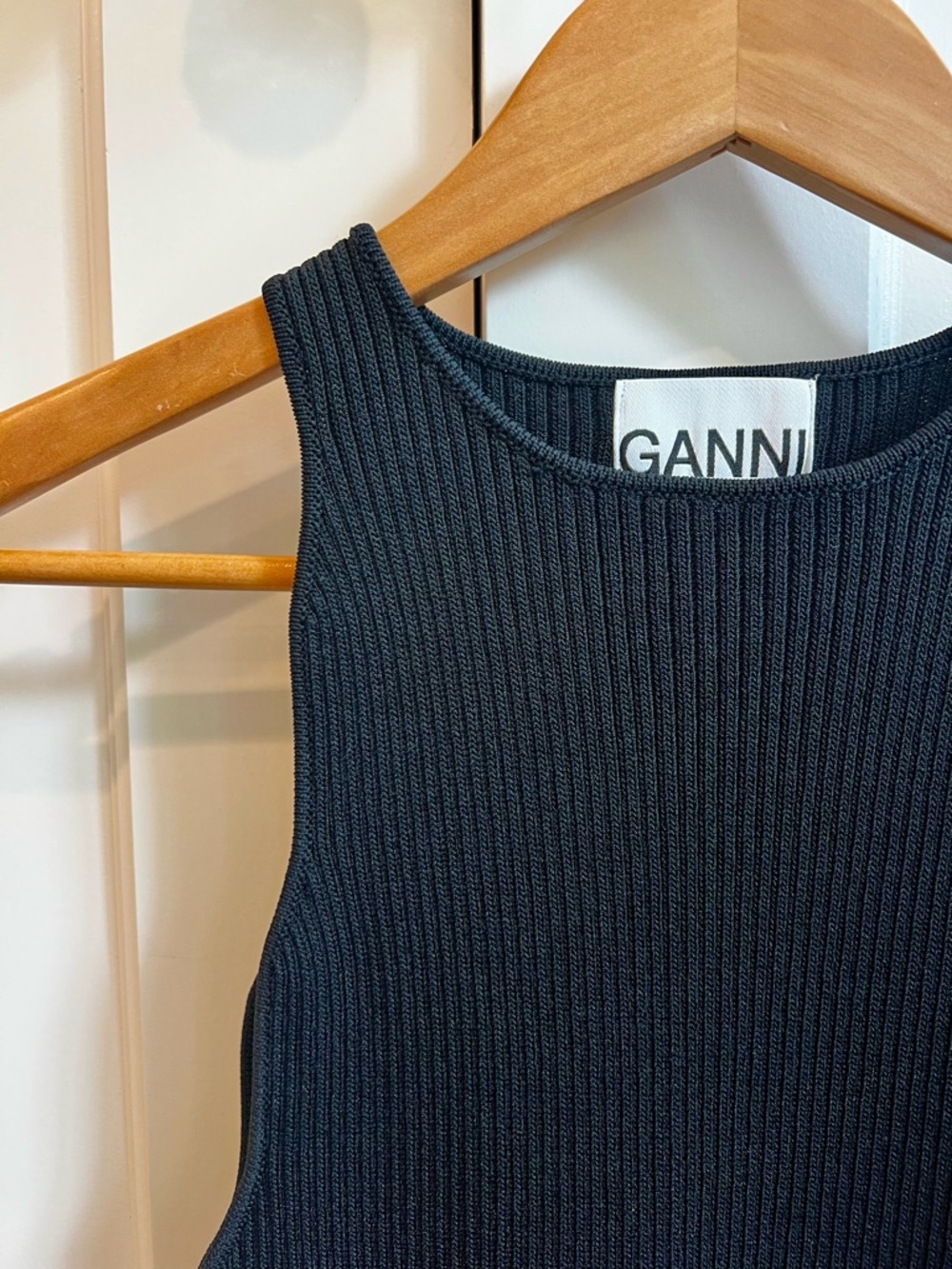 GANNI Ribbed Tank